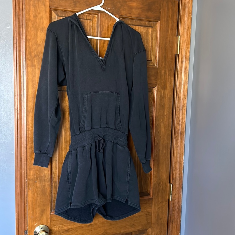 Free People beach sweatshirt romper!